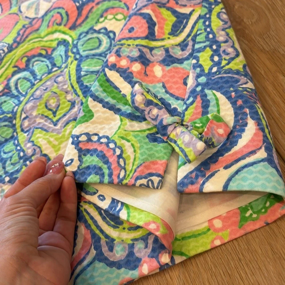 Like New Lilly Pulitzer Sand Dollar Paisley Shift Dress - Picture 5 of 16